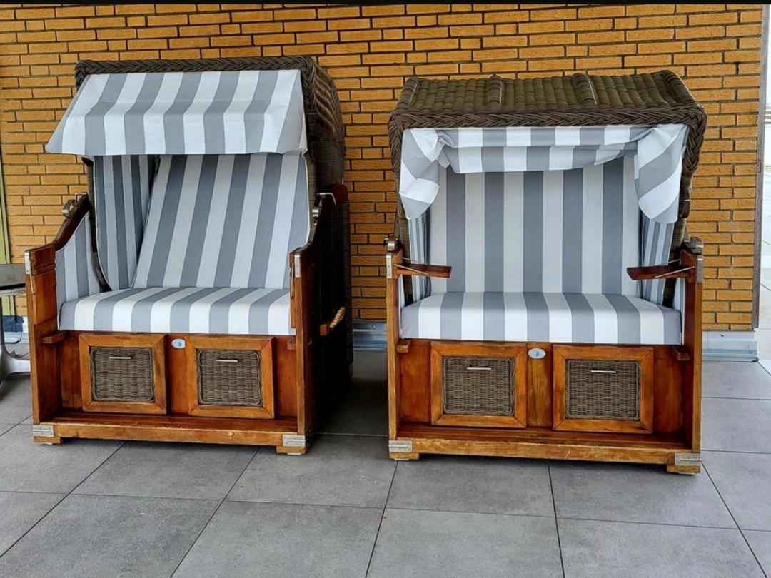 Strandloft Cuxhaven Im Haus Frauenpreiss Sahlenburg - Strandnah - 2 Hunde Willkommen -Schwimmbad - Sauna - Direkt Am Wald - Dachterrasse Mit Blick Nach Neuwerk Экстерьер фото